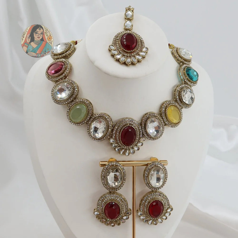 Mannat Necklace Set