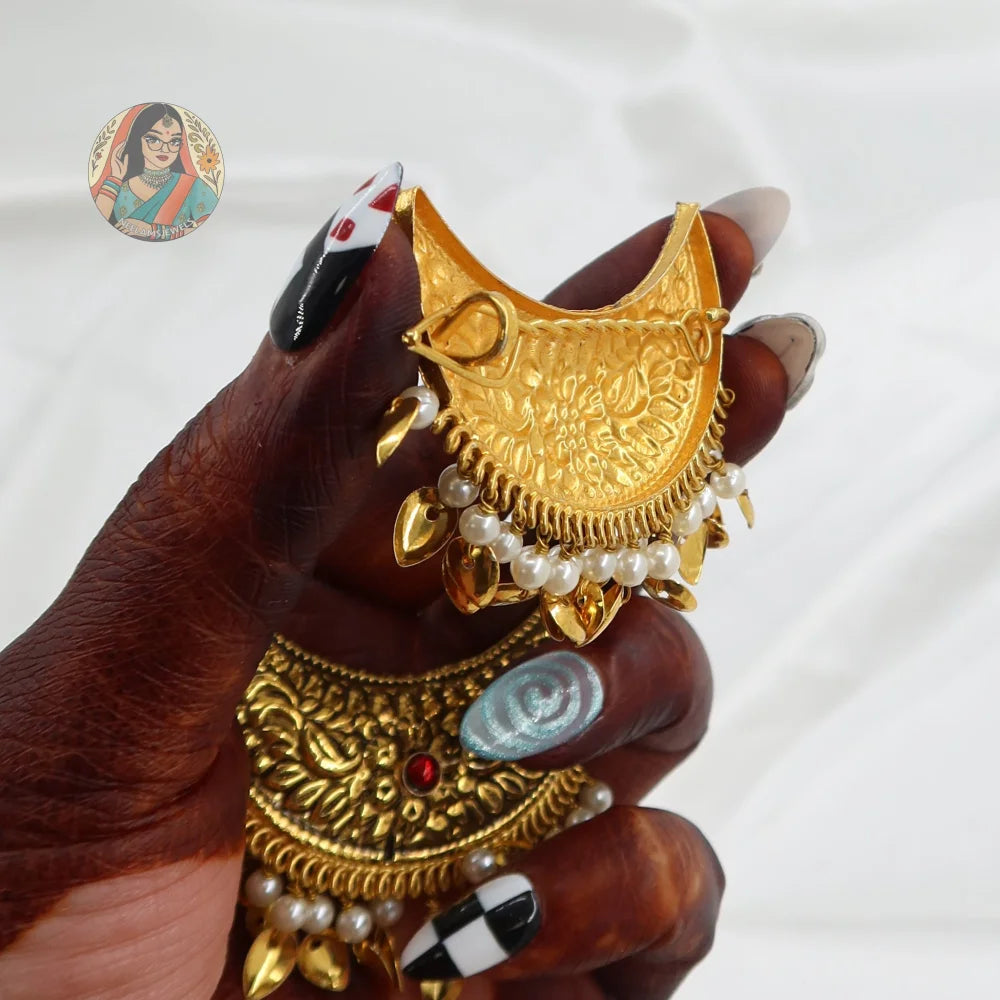 Manu - Panjabi Gold Hair Pins