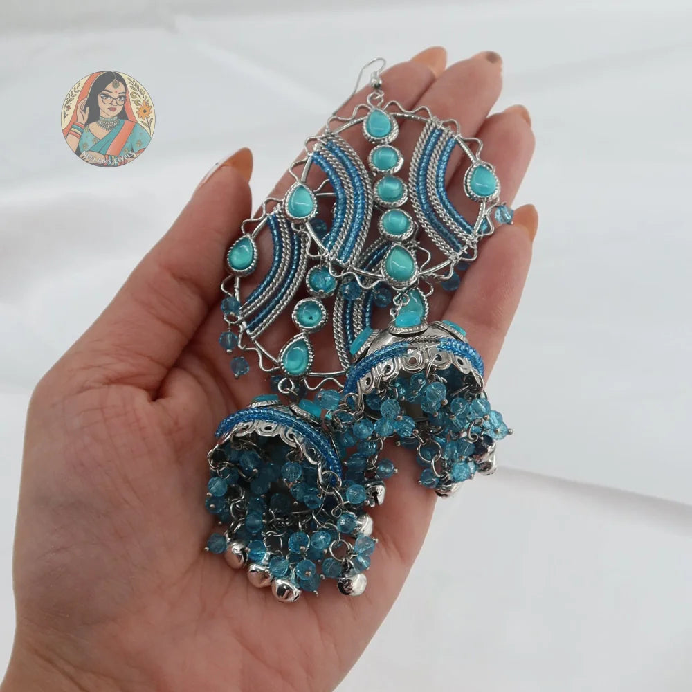 Maula Mere Maula Jhumkas - Bollywood Y2K Earrings