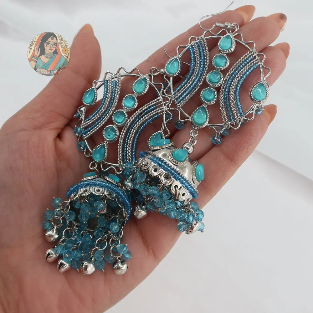 Maula Mere Maula Jhumkas - Bollywood Y2K Earrings