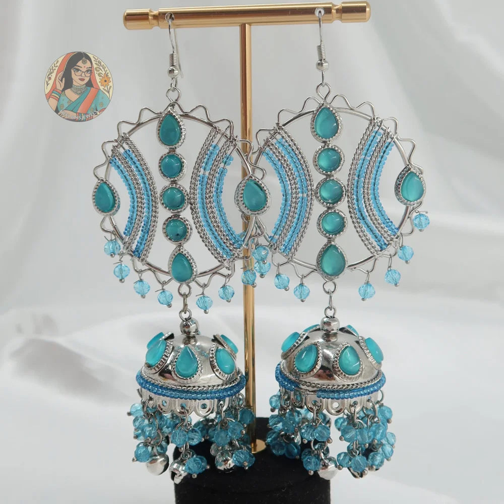 Maula Mere Maula Jhumkas - Bollywood Y2K Earrings