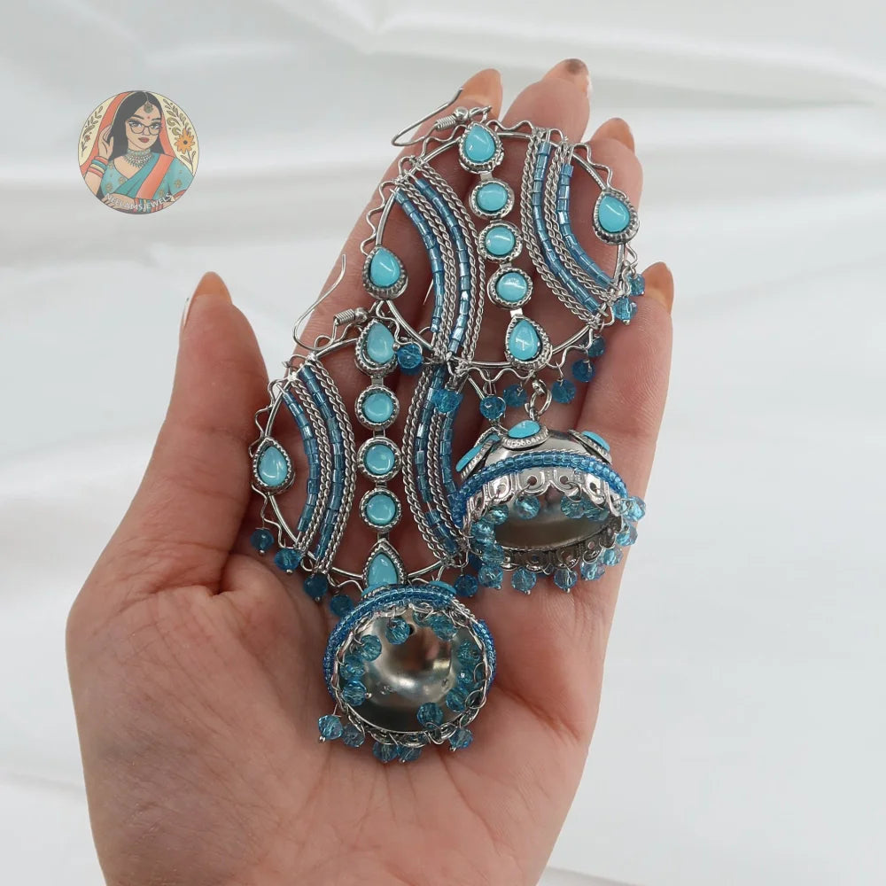 Maula Mere Maula Jhumkas - Bollywood Y2K Earrings