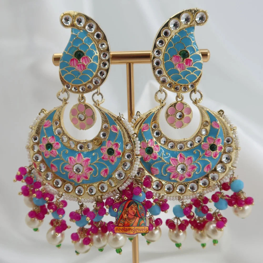 Meenakari Muskaan Bright Blue
