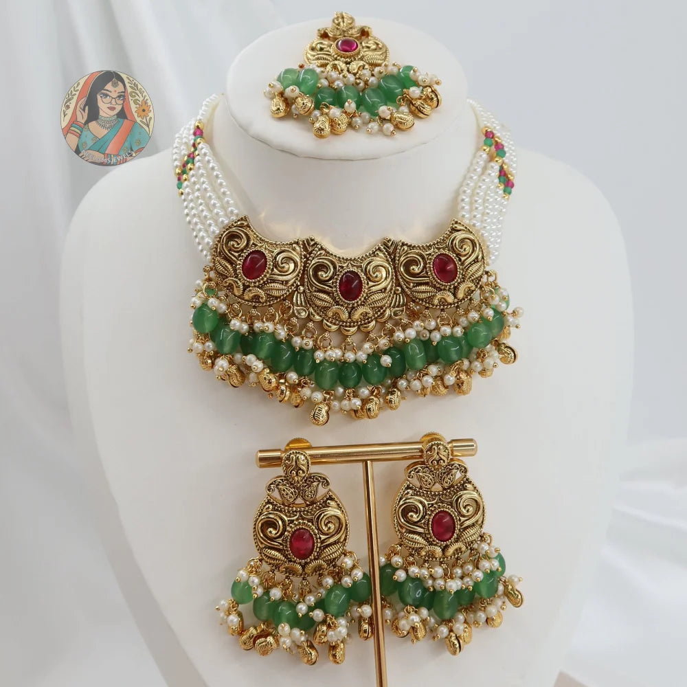 Mehar Panjabi Necklace Set