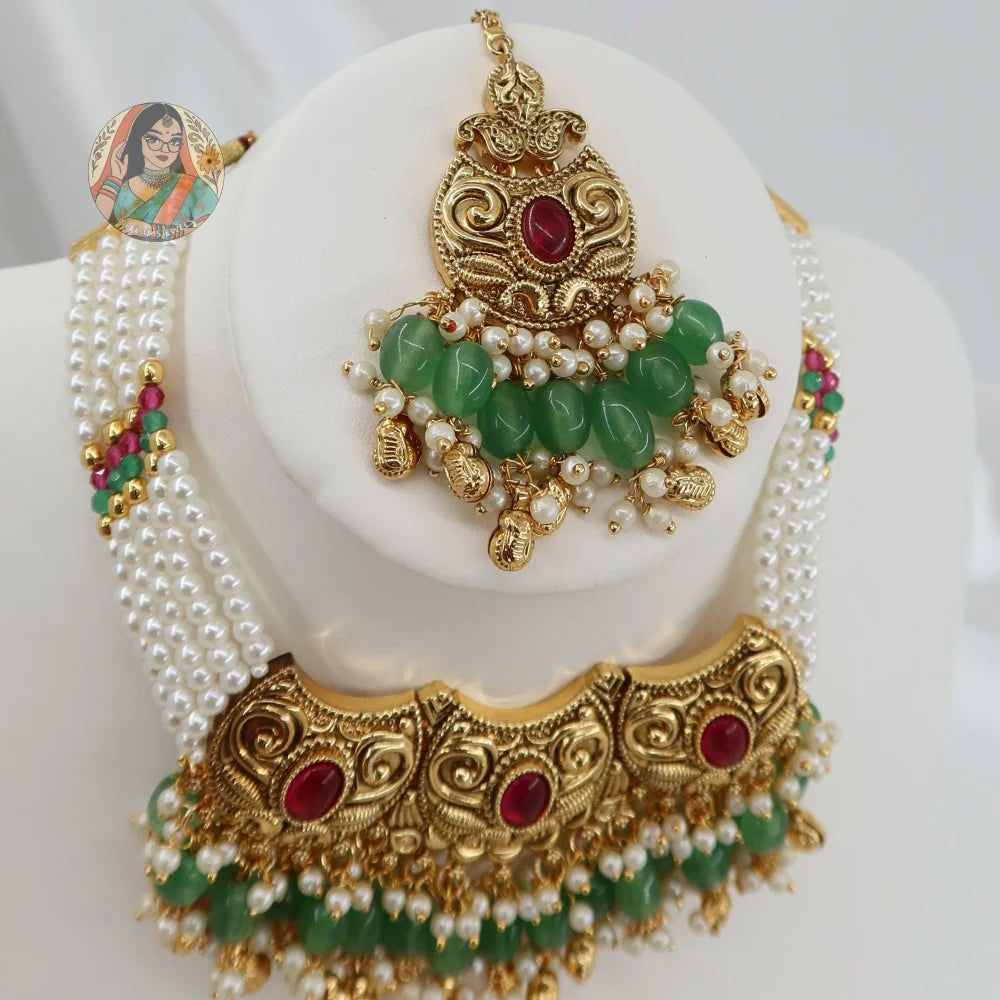 Mehar Panjabi Necklace Set