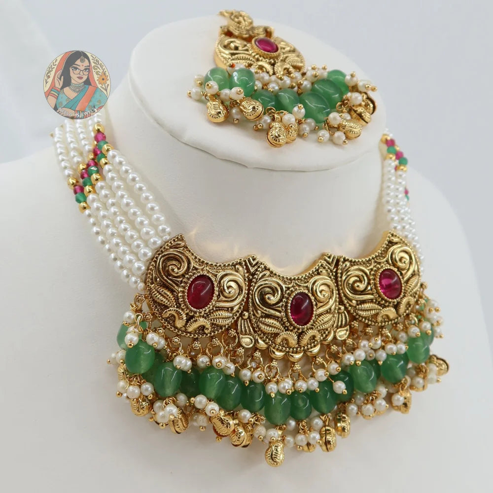 Mehar Panjabi Necklace Set