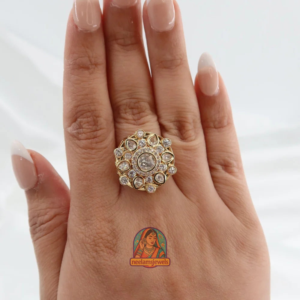 Meher Mandala Ring White