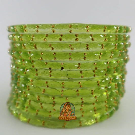 ’Mehndi’ Glass Bangle Set