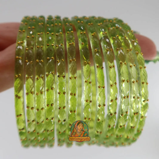 ’Mehndi’ Glass Bangle Set