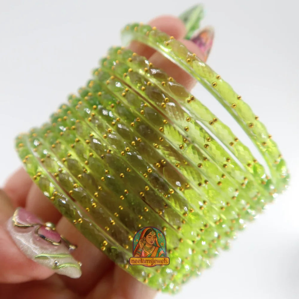 ’Mehndi’ Glass Bangle Set