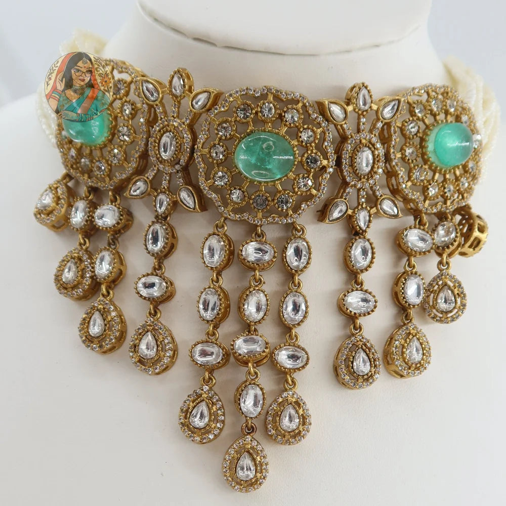 Mehrang: Sabya-Inspired Choker Necklace