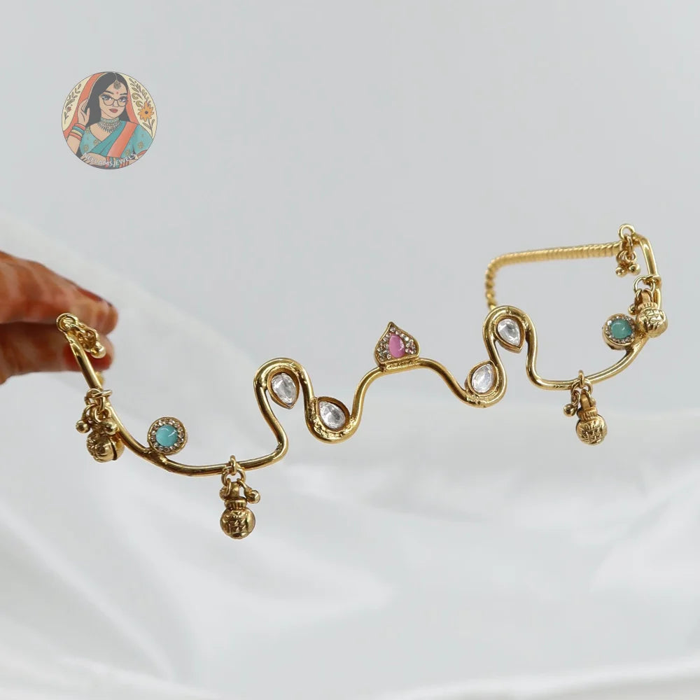 Mira Gold Facelet - White/Mint/Baby Pink