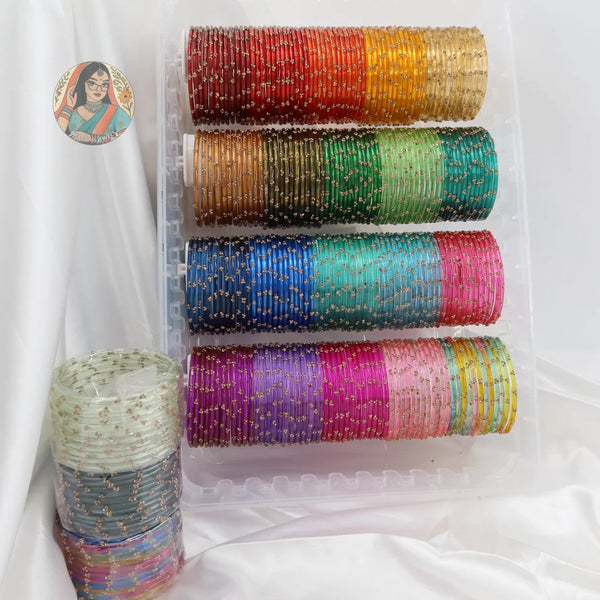 ’Mohabbat’ 3-Stone Glass Bangle Box