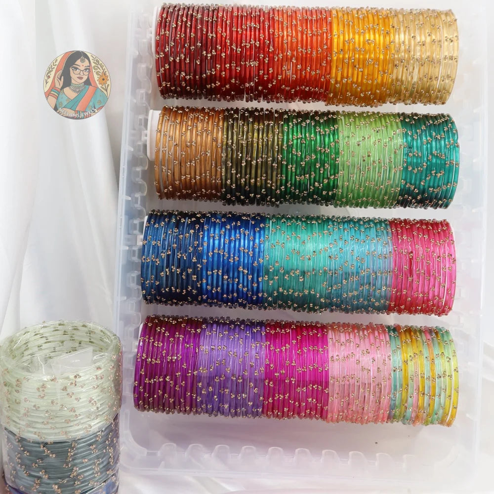 ’Mohabbat’ 3-Stone Glass Bangle Box
