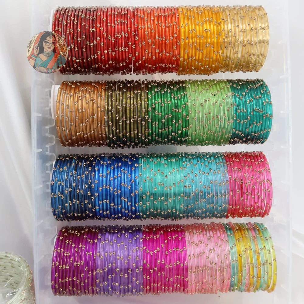’Mohabbat’ 3-Stone Glass Bangle Box