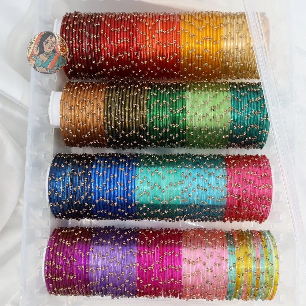 ’Mohabbat’ 3-Stone Glass Bangle Box