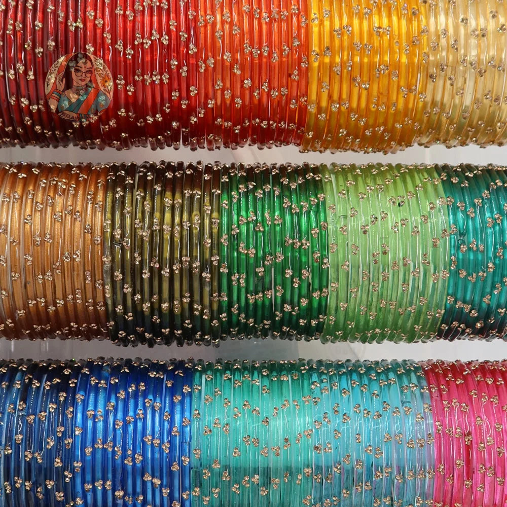 ’Mohabbat’ 3-Stone Glass Bangle Box