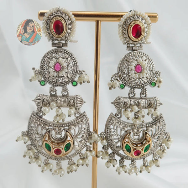 Mohini Silver Earrings