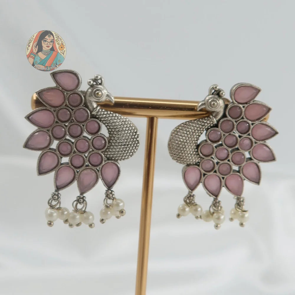 Mor Silver Earrings - A