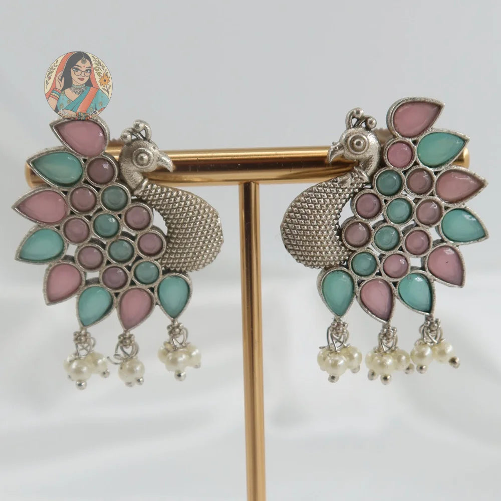 Mor Silver Earrings - B