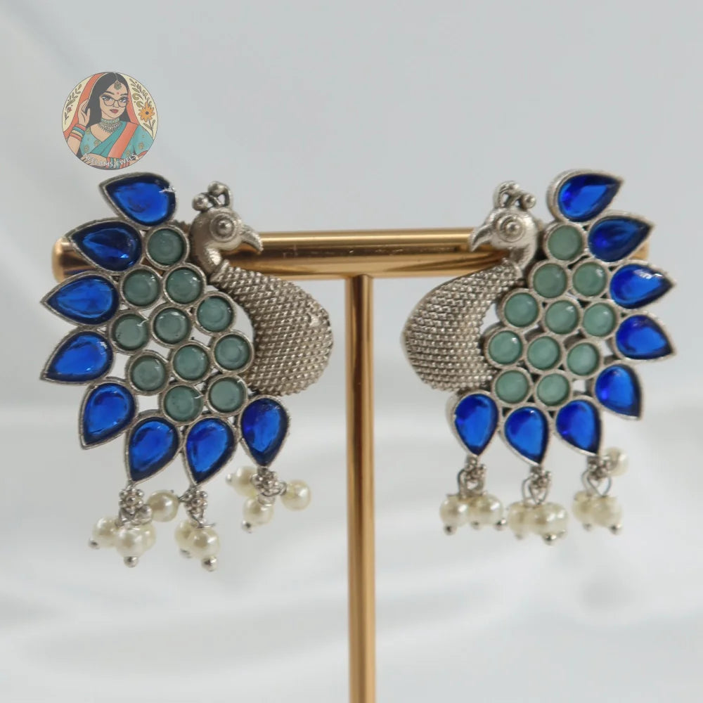 Mor Silver Earrings - C