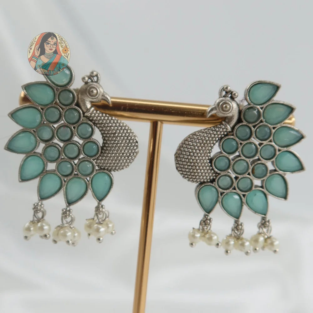 Mor Silver Earrings - D