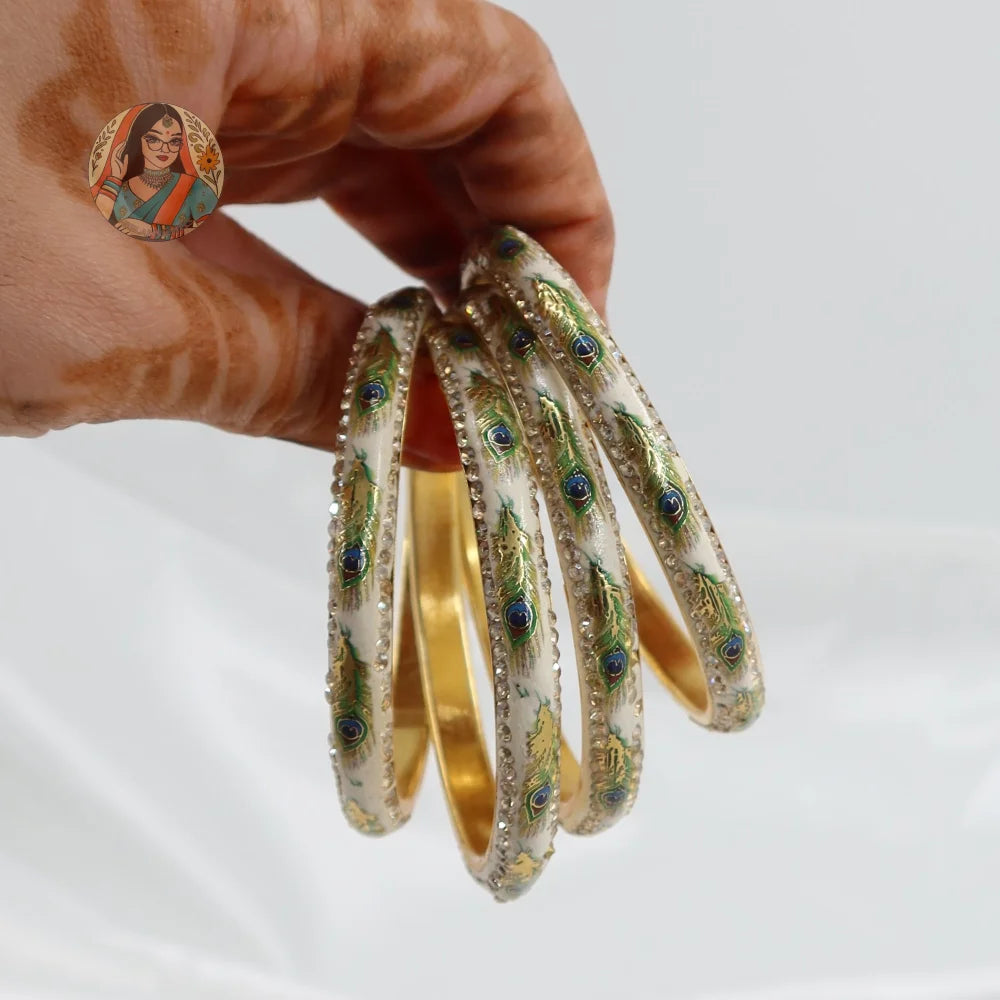 Morni Meenakari Bangles