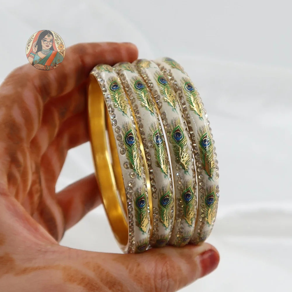 Morni Meenakari Bangles