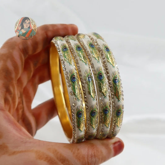 Morni Meenakari Bangles