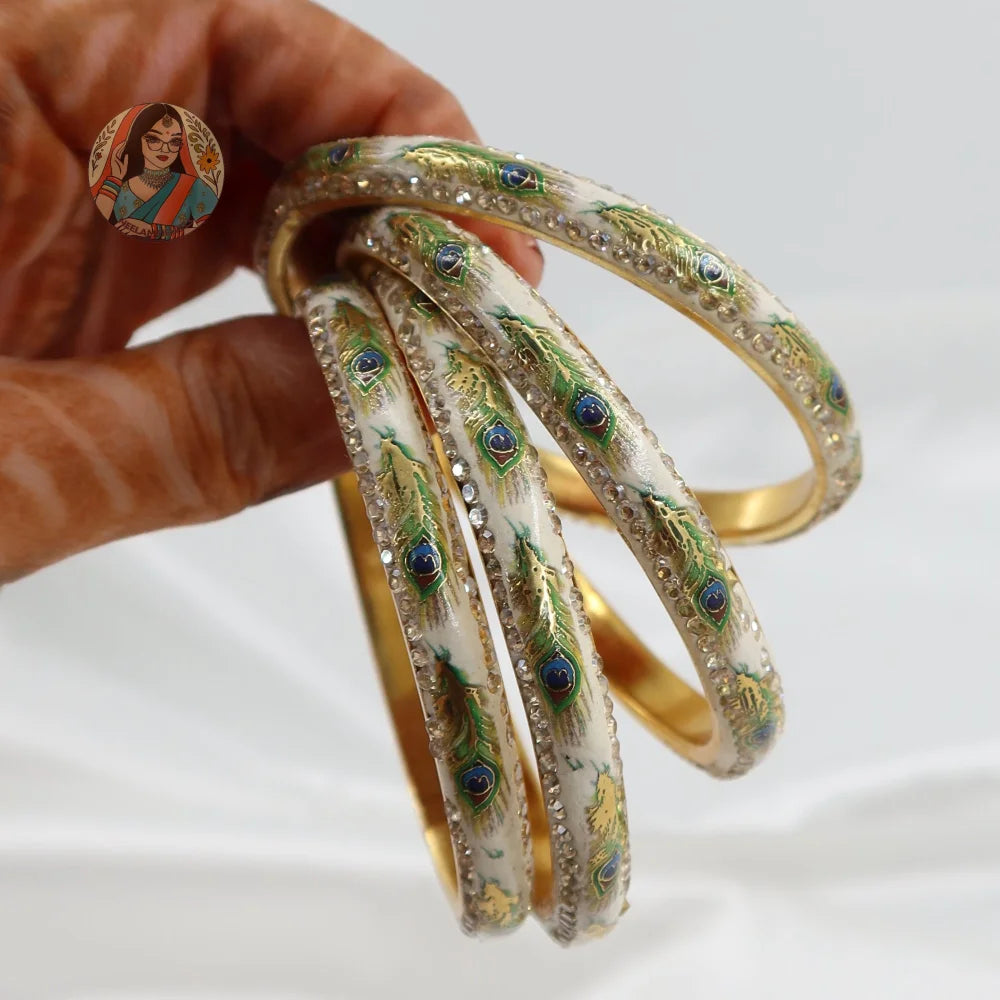 Morni Meenakari Bangles