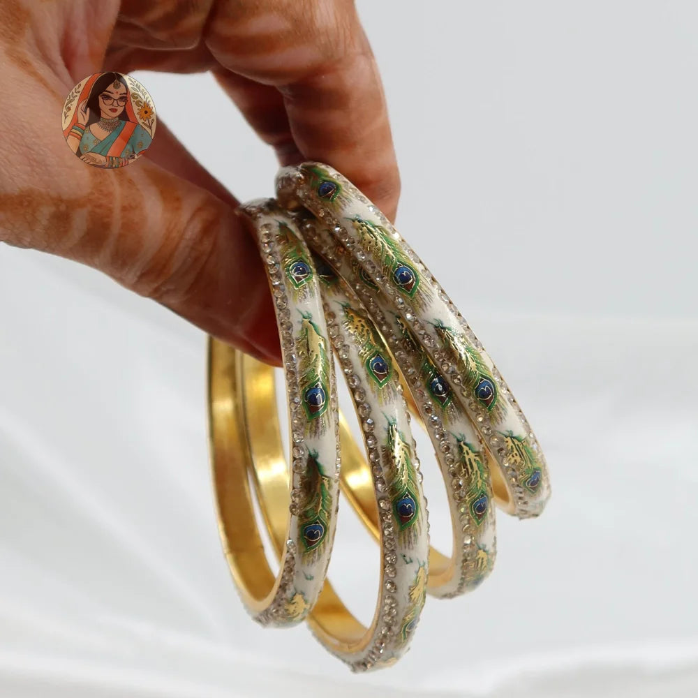 Morni Meenakari Bangles