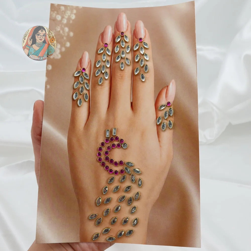 Morni - Mehndi Stickers - A