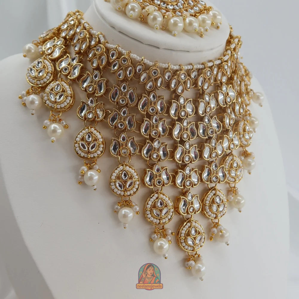 Multazima Waterfall Necklace Set