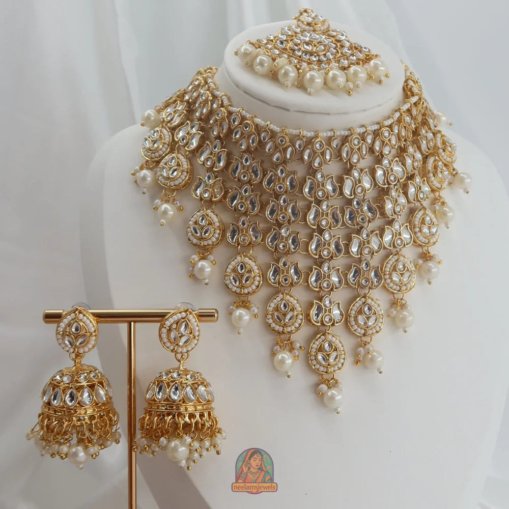 Multazima Waterfall Necklace Set