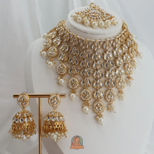 Multazima Waterfall Necklace Set