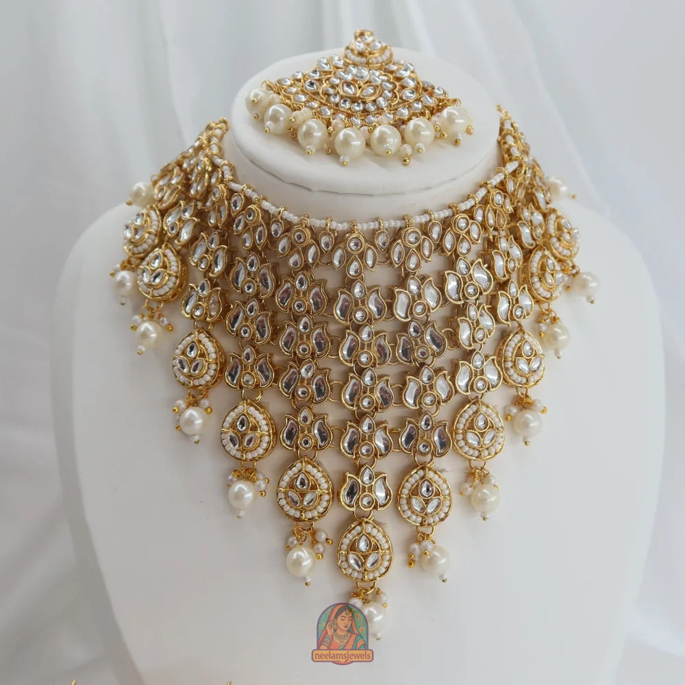 Multazima Waterfall Necklace Set