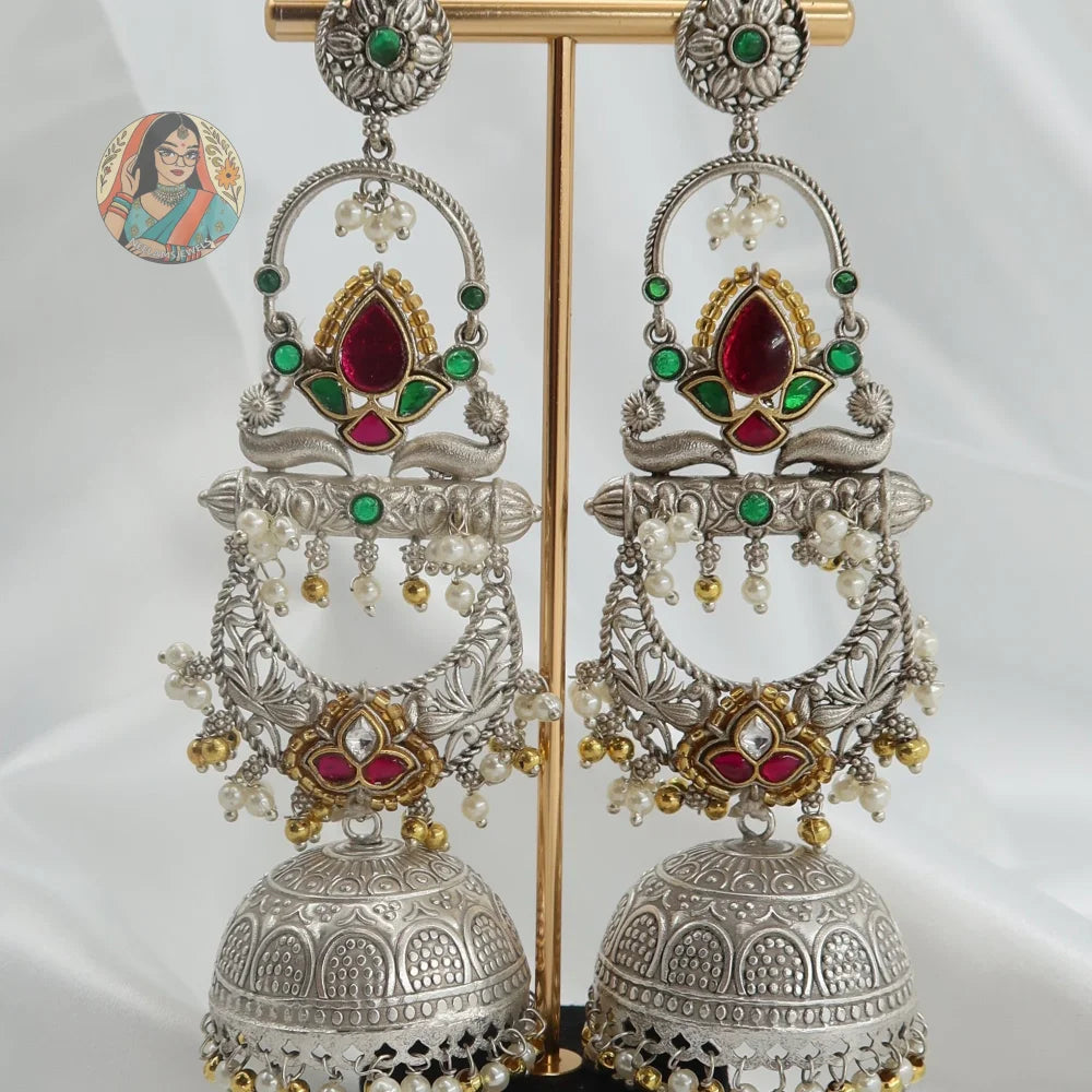 Nalina Dual-Tone Earrings