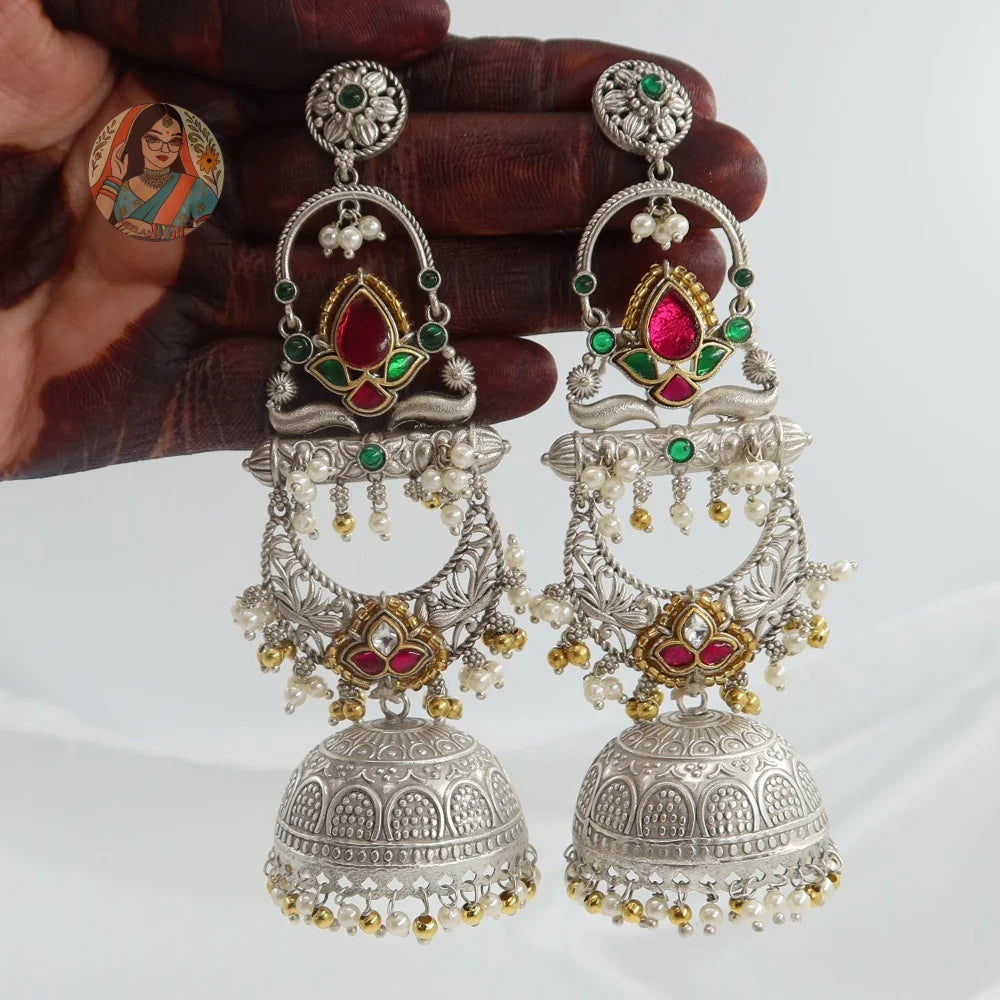 Nalina Dual-Tone Earrings
