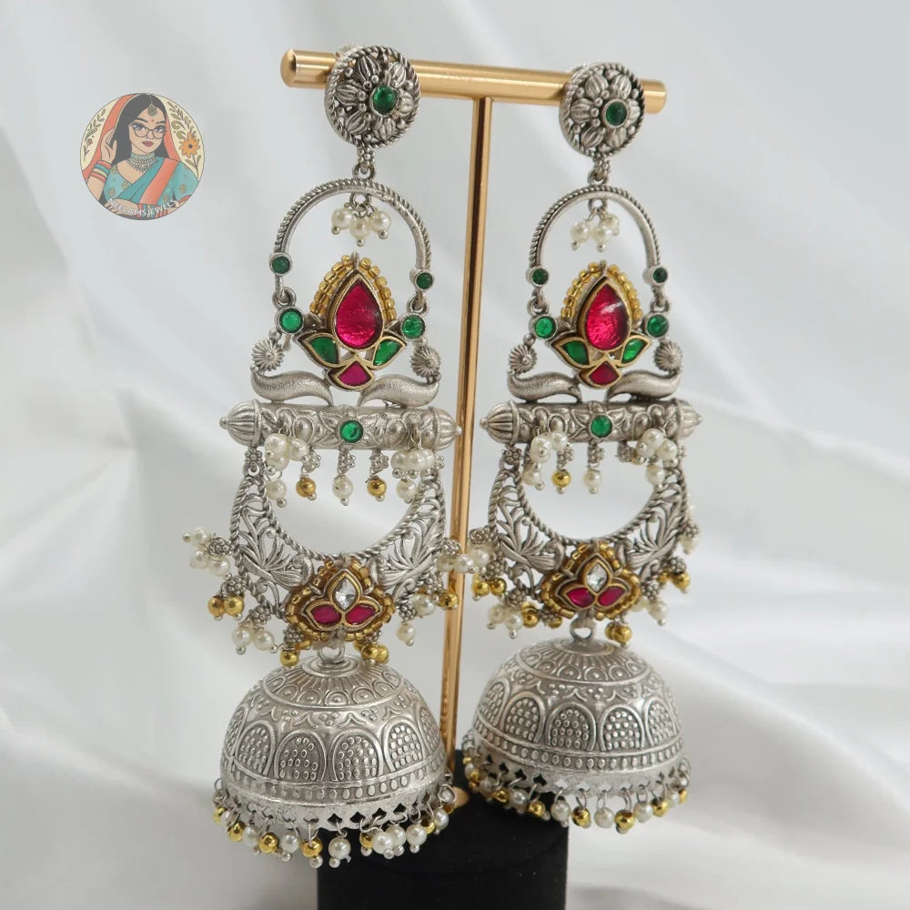 Nalina Dual-Tone Earrings
