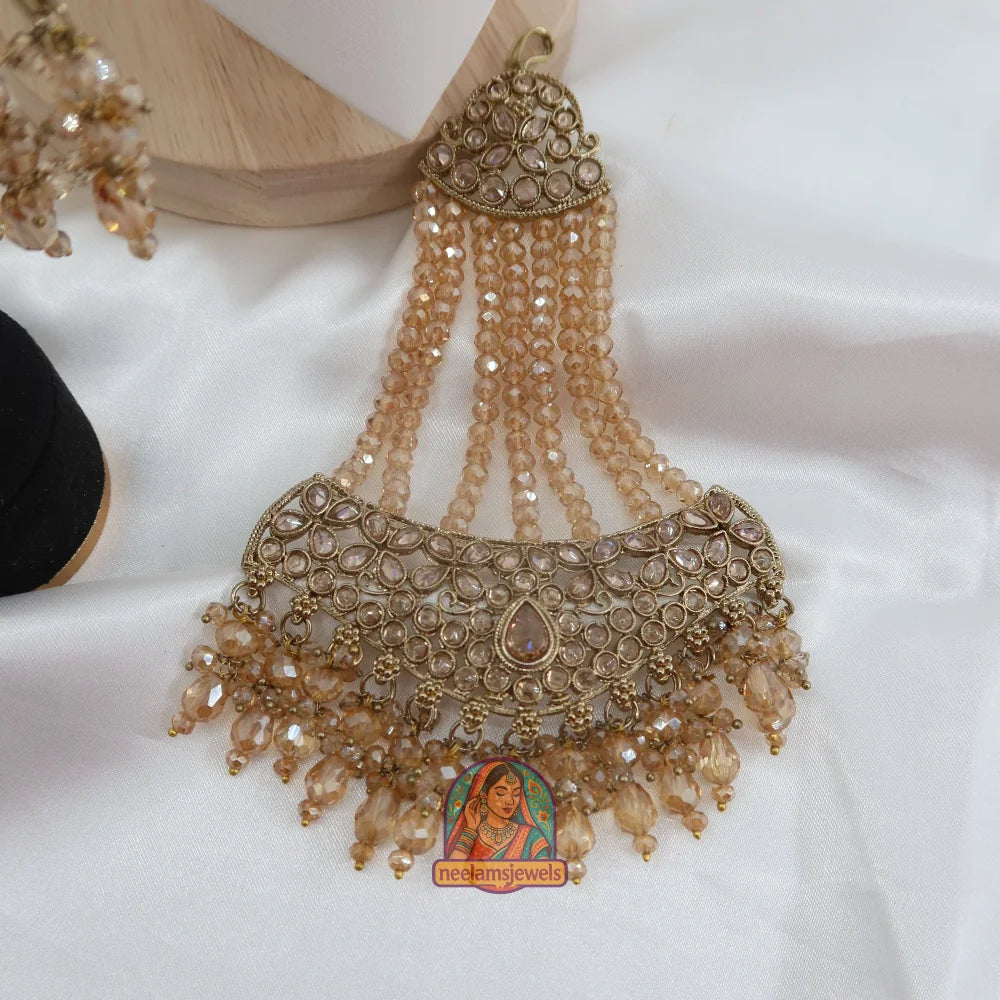 Nandini Champagne Necklace Set