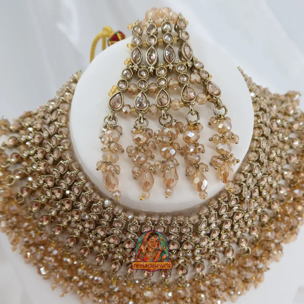 Nandini Champagne Necklace Set