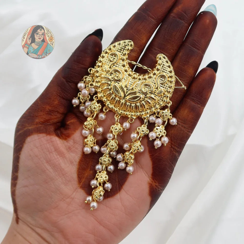 Navi - Panjabi Gold Hair Pins