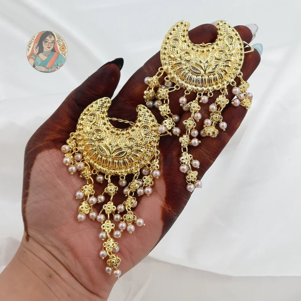 Navi - Panjabi Gold Hair Pins