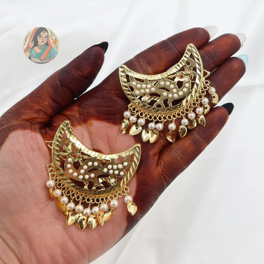 Nazma - Panjabi Gold Hair Pins