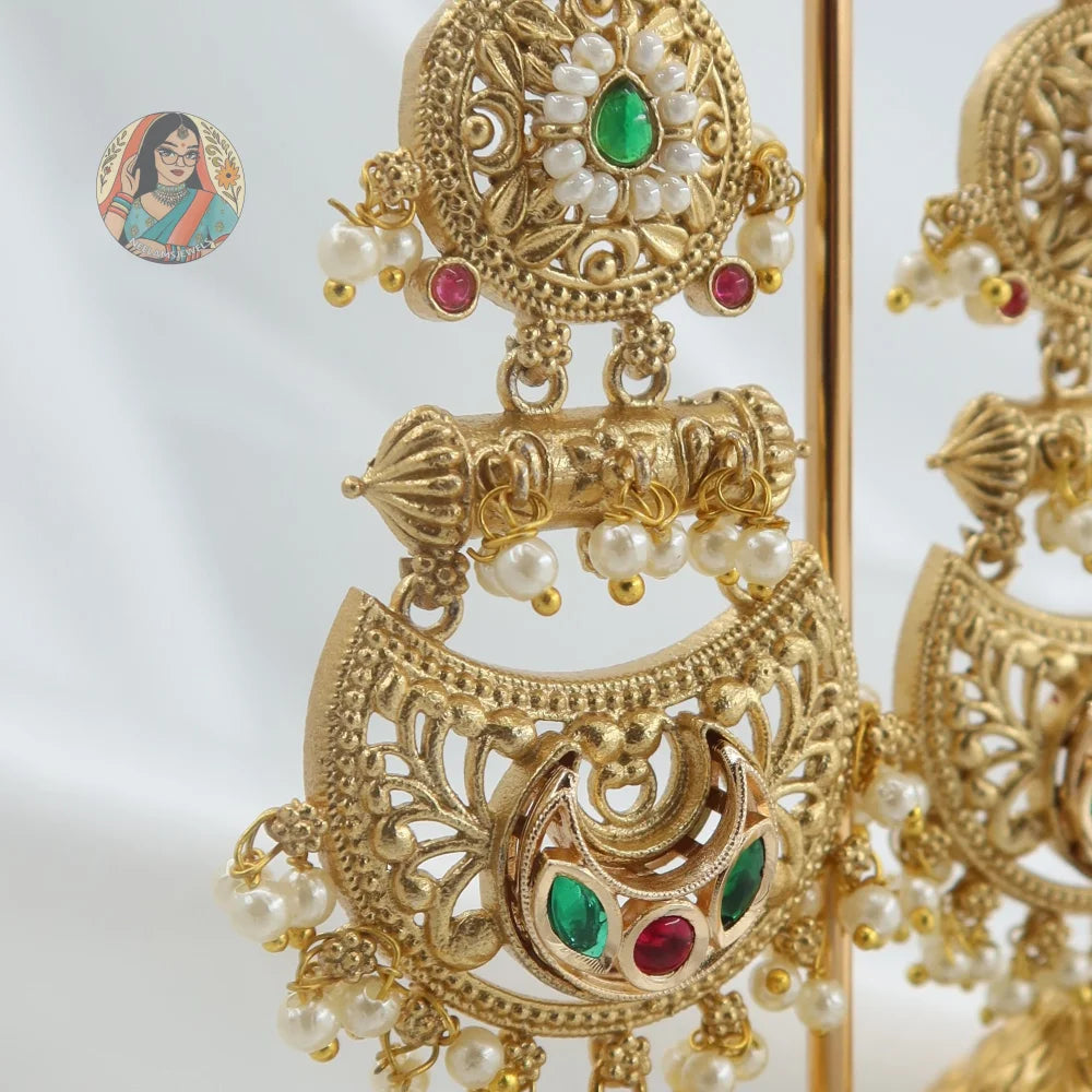 Neha Gold Earrings