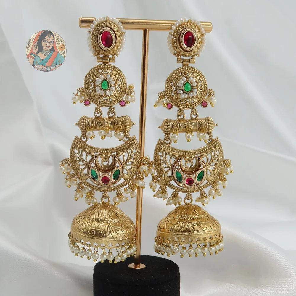 Neha Gold Earrings