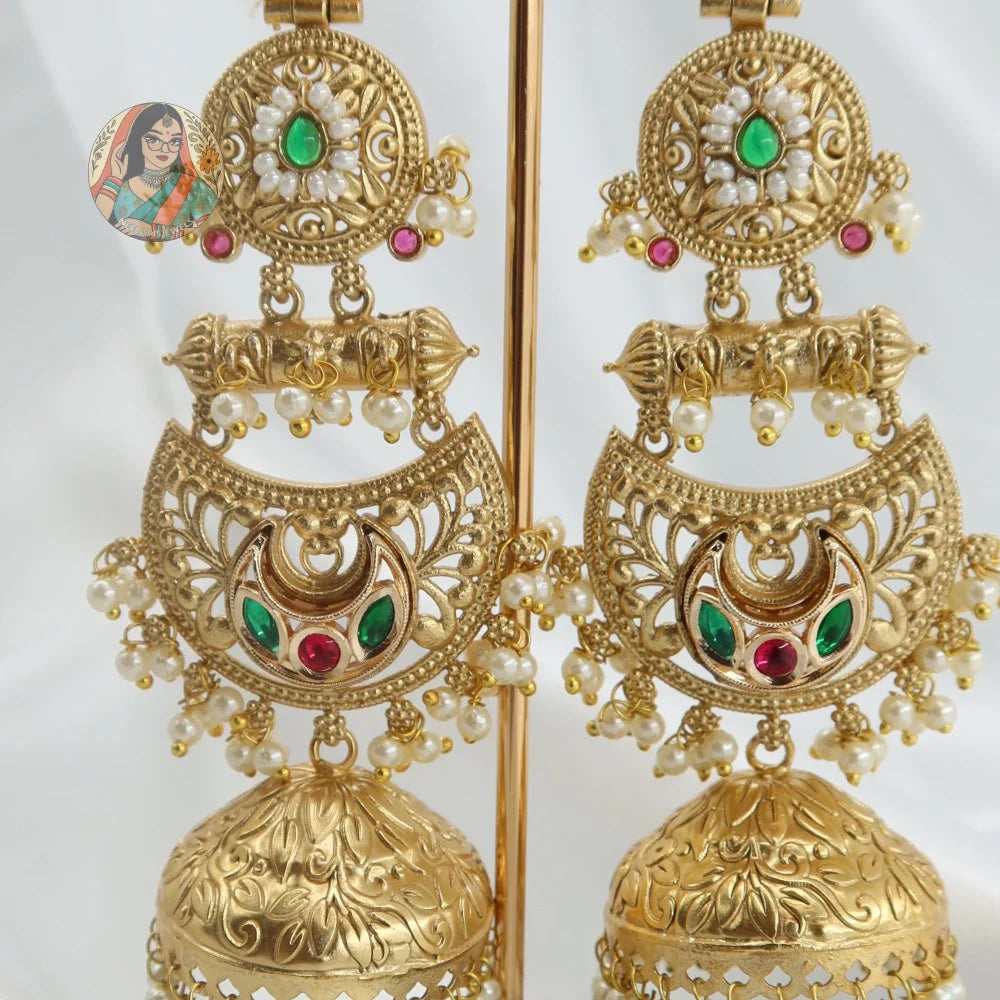 Neha Gold Earrings