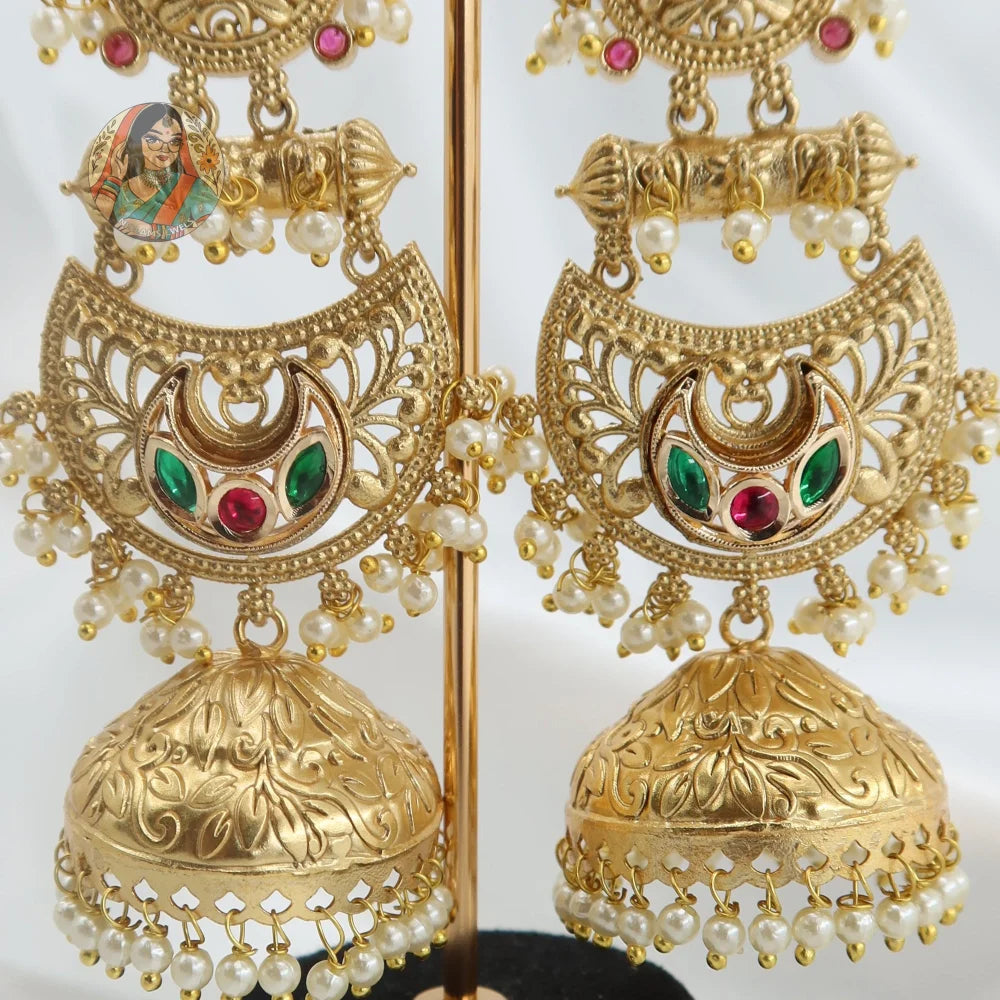 Neha Gold Earrings