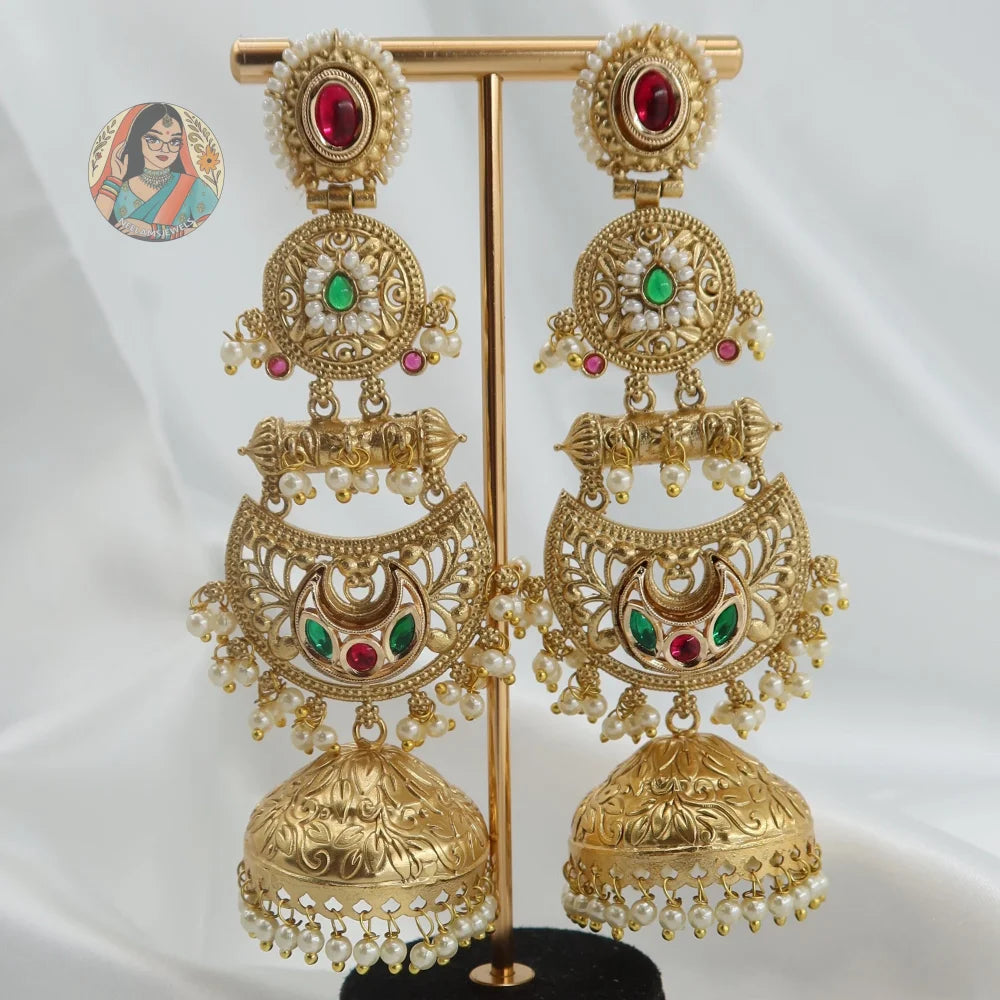 Neha Gold Earrings