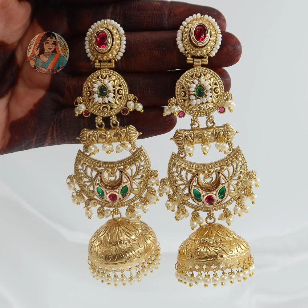 Neha Gold Earrings